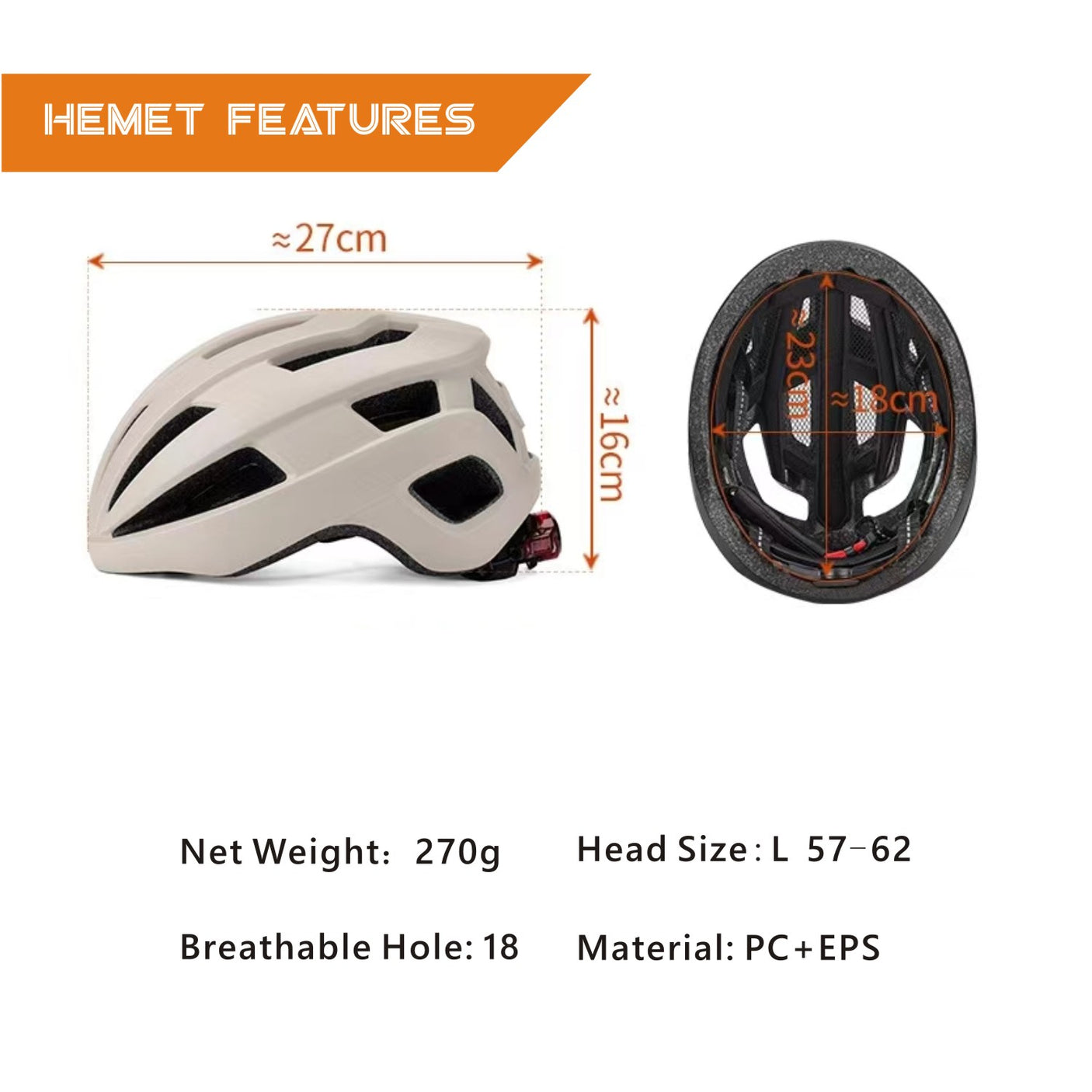 Casque de vélo HT-003N