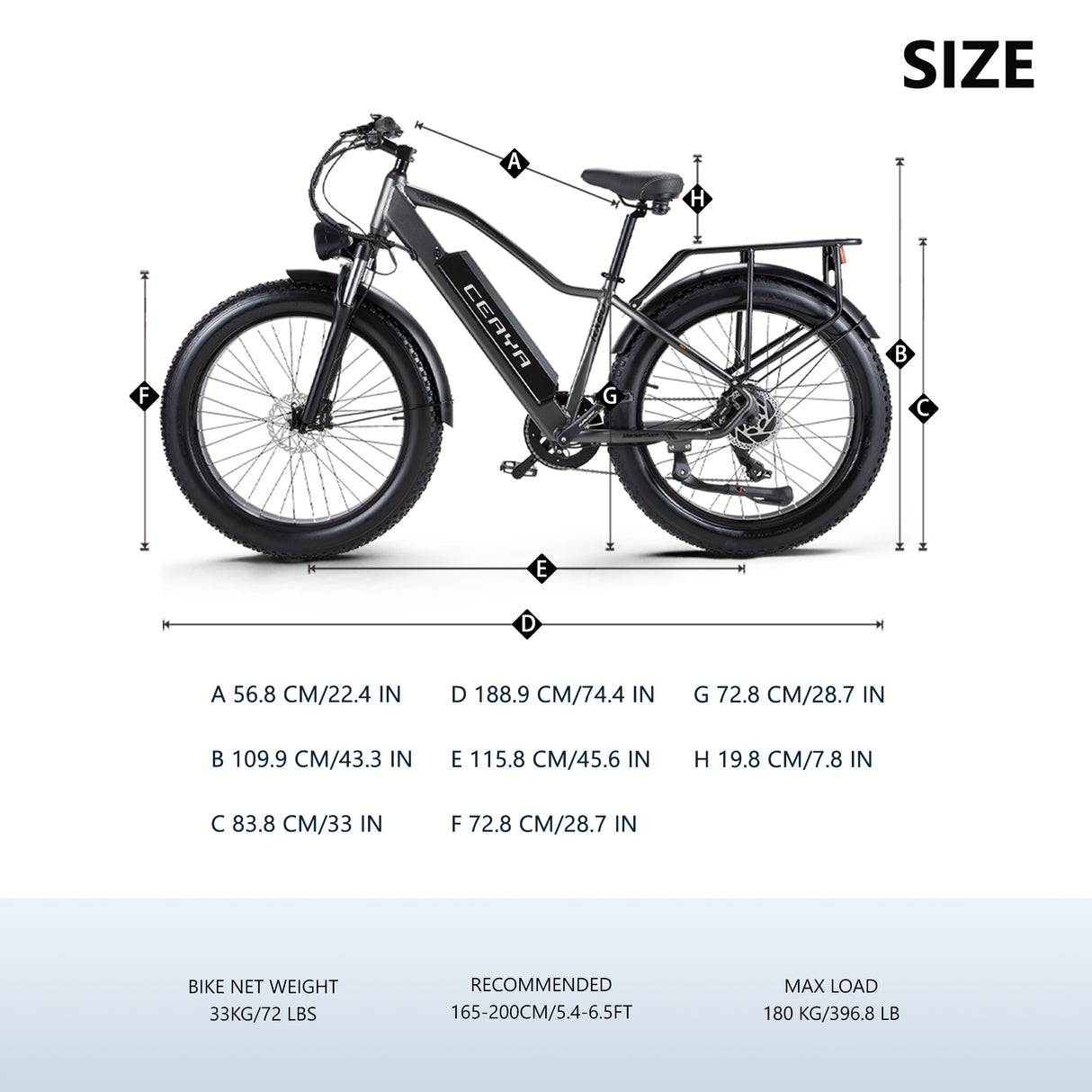 CEAYA Electric Bike RX20