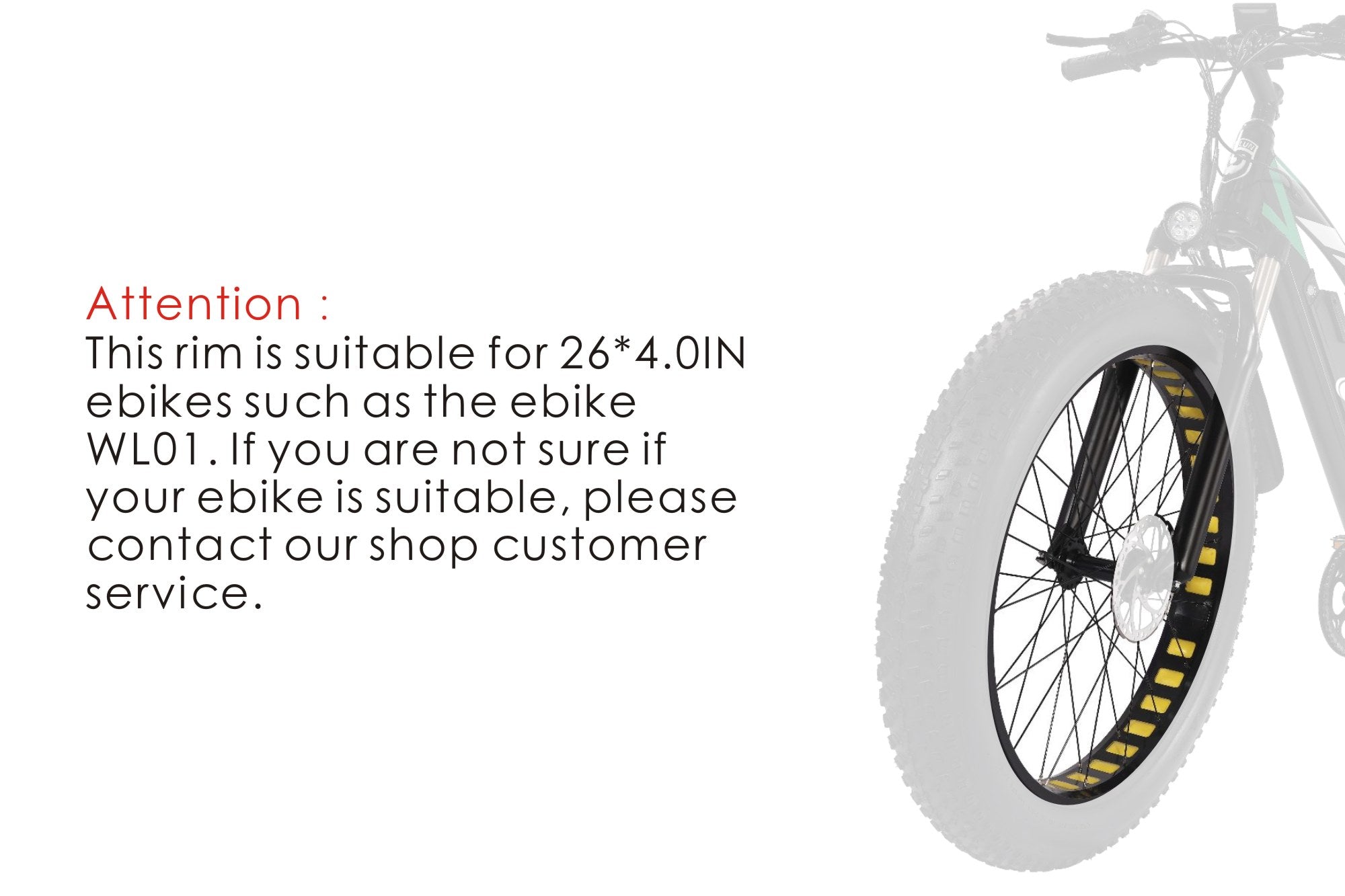 Fat bike hot sale front wheel