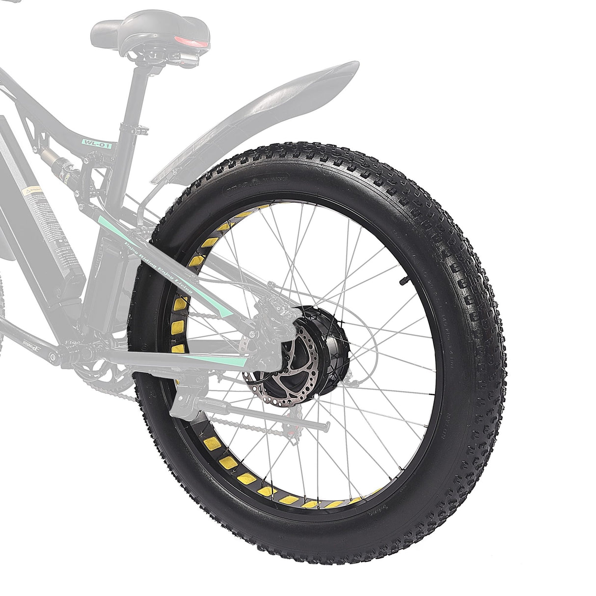 전기 자전거 뒷바퀴 세트(26X4.0" 팻 타이어)